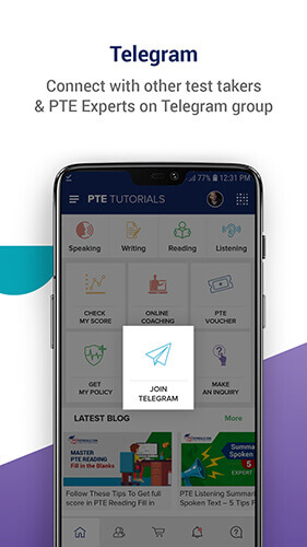 Pte Tutorials Download PTE Tutorials Android and iPhone App for Best Ever PTE Practice
